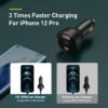 Baseus PD 100W Car Charger Quick Charge QC4.0 QC3.0 PD 3.0 Fast Charging For iPhone 12 Pro Max Samsung XiaoMi Car Phone Charger 4