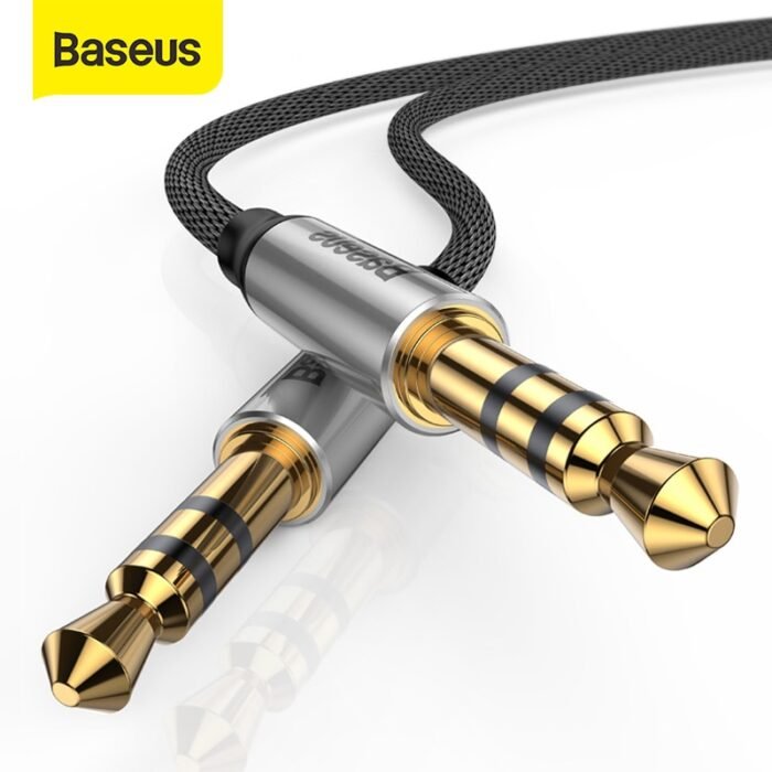 Baseus Aux Cable for Earphone Headphone Car Aux 3.5mm jack Audio Cable for iPhone 6 Xiaomi redmi 5 4x Oneplus 5t MP3 Player 1