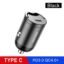 Baseus Car Charger Type-C Quick Charge 4.0 3.0 For Iphone Huawei Xiaomi Samsung PD 3.0 Fast Charging USB Phone Mini Charger 8