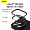 Baseus Phone Case For iPhone 13 Lens Protector Transparent Phone Case For iPhone 2021 Back Phone Cover Case Cellphones Case 2