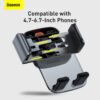 Baseus Car Phone Holder Clamp Air Vent Mount For iPhone Samsung Huawei Mobile Phone Holder Stand Support Vertical And Landscape 6