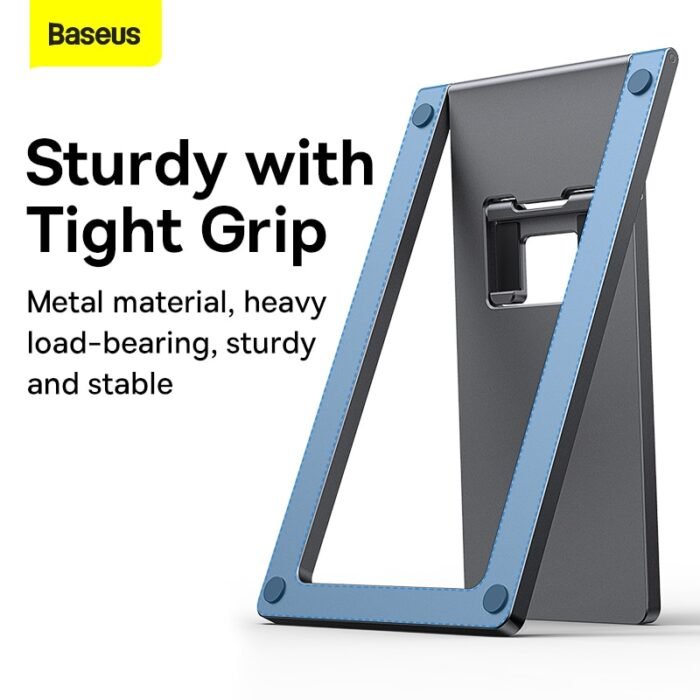 Baseus Foldable Metal Desktop Holder For iPad Pro 2021 2020 iphone Tablet Desktop Stand Notebook Stand Laptop Support 5
