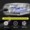 Baseus Car Air Compressor 4000mAh Battery Tire Inflator Protable Electric Car Air Pump Digital Auto Tyre Pump for Motorcycle 2