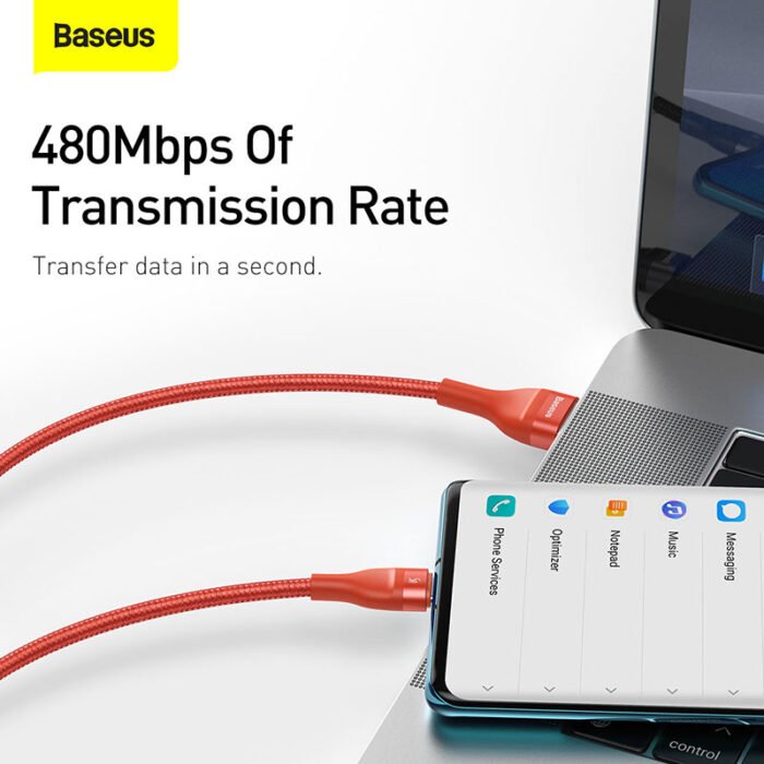Baseus 3 in 1 USB Type C Cable for Xiaomi Samsung 5A Fast Charging Data Cable for iPhone 11 Pro Phone Charger Micro USB C Cable 5