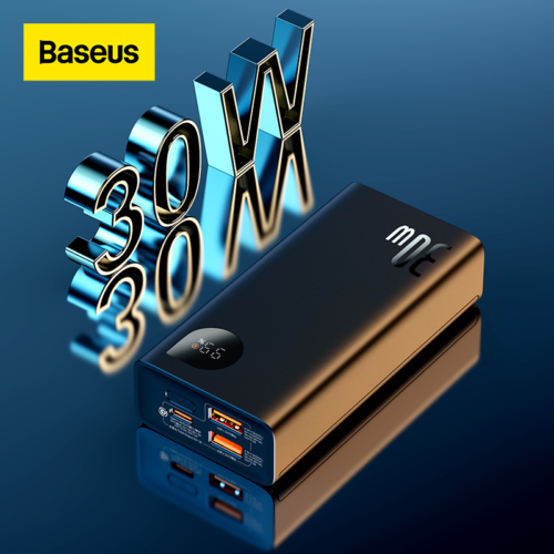 Baseus 30W Mini Power Bank 10000mAh PD Fast Charging Powerbank Portable Battery Charger For iPhone 13 Pro Max iPad Pro 1