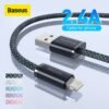 Baseus USB Cable for iPhone 13 Pro Max Fast Charging USB Cable for iPhone 12 mini pro max Data USB 2.4A Cable 1