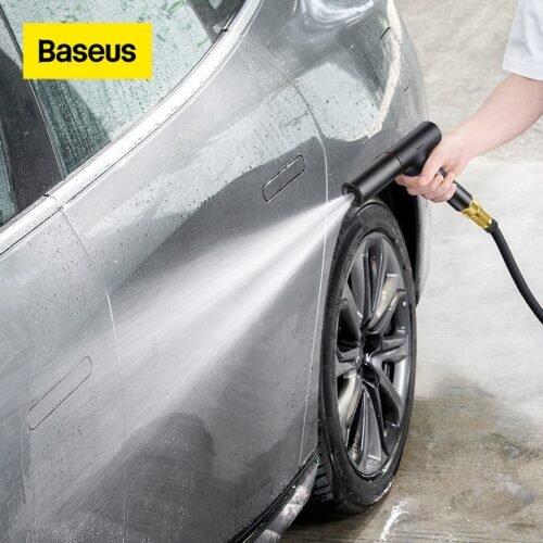 Baseus Car Wash Spray Nozzle High Pressure Washer Water Gun Garden Hose Nozzle Spray Cleaning Tools Water Jet Car Wash Sprinkler 1