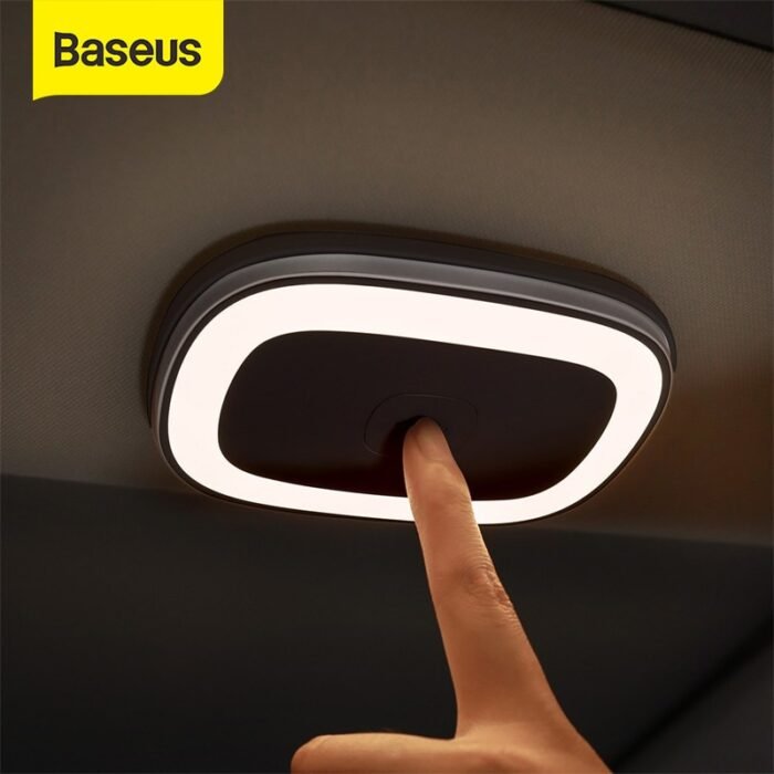 Baseus Magnetic Car Reading Light LED Auto Roof Ceiling Lamp Rechargeable Car Ambient Light for Emergency Lighting for Car Trunk 1