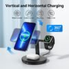 Baseus 20W Magnetic Wireless Chargers Stand For iPhone 12 13 Induction Charger Dock Station for Airpods Pro Wireless Charger 3