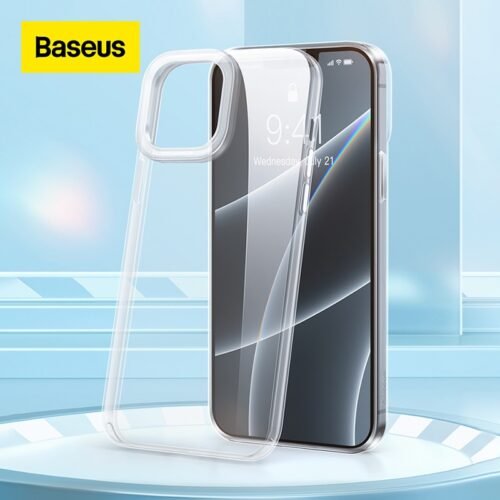 Baseus Phone Case For iPhone 13 Pro Max Back Case Full Lens Protection Cover For iPhone 13 Pro Transparent Case Soft Cover 2021 1