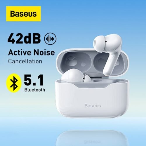 Baseus TWS ANC Wireless Bluetooth 5.1 Earphone S1/S1Pro Active Noise Cancelling Hi-Fi Headphones Touch Control Gaming Earbuds 1