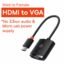 Baseus 1080P HDMI-Compatible to VGA Adapter HD Digital Male To Female Cable Converter for Xbox PS5 PS4 TV Box Laptop Projector 10