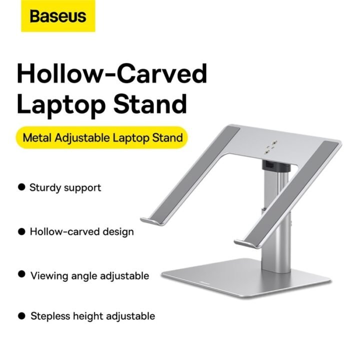 Baseus Laptop Stand Adjustable Non-slip Desktop Laptop Holder Aluminum Alloy Notebook Stand  For Laptop Macbook Tablet 2