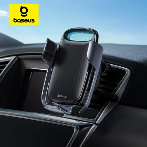 Baseus Car Holder Wireless Charger for Xiaomi Huawei Gravity Cellphone Car Mobile Phone Support iPhone GPS Air Vent Mount Holder