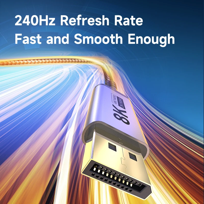 Hagibis USB C to DisplayPort 1.4 Cable Thunderbolt 3/4 to 8K@60Hz 4K@144Hz DP Bidirectional 2K165Hz for MacBook Pro Air iMac XPS 5