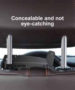 Baseus Car Phone Holder Headrest Hooks for iPhone Huawei Back Seat Hook Car Mount Holder Fastener Seat Back Organizer Bag Hanger 4