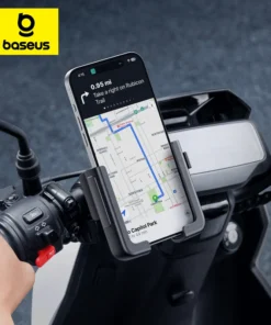 Baseus Bike Phone Holder Case Cycling Bike Mount for iPhone Xiaomi Mobile Phone Stand Bag Handlebar Bicycle 360 Degree Rotatable 1