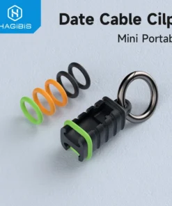 Hagibis Cable Organizer Portable keychain Clips Cord Straps Silicone Wire Winder Only for UCD4 Mini Cable 1