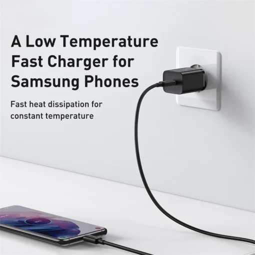 Baseus USB C Charger 25W Support Type C PD Fast Charging Portable Phone Charger For iPhone 15 14 13 Pro Max Samsung S22 Tablet 2