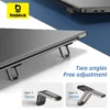 Baseus Laptop Stand for Desk Computer 2PCS Portable Aluminum Notebook Holder Laptop Stands for Macbook Pro iPad 10-18 Inch Stand 1