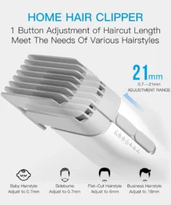 ENCHEN Boost Electric Hair Clipper Professional Cordless Fast Type-C Charging Ceramic Haircut Machine Hair Trimmer For Men Adult 2
