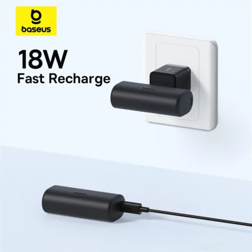 Baseus 20W Compact Power Bank Fast Charging Type-C Edition 5000mah Portable Charger for iPhone 15 Pro Max Xiaomi 6