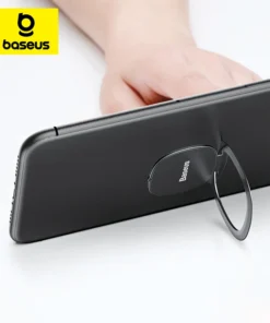 Baseus Mini Phone Ring Finger Ring Holder Metal Phone Stand Mount Portable Ring Holder for Xiaomi Samsung Tablet Mobile Phone 1