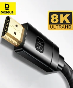 Baseus 8K HDMI-compatible Cable for Xiaomi Mi Box 8K/60Hz 4K/120HZ 48Gbps Digital Cable for PS5 PS4 Laptop TV Monitor Projectors 1