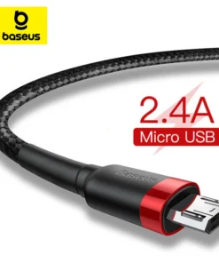 Baseus USB Micro C Cable for Samsung S9 S10 Quick Charge 3.0 Cable Fast Charging for Huawei P30 Xiaomi USB-C Charger Wire 1