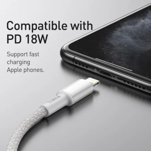 Baseus 20W USB C Cable for iPhone 14 13 12 11 Pro Max XR PD Fast Charging for iPhone Charger Cable for MacBook iPad Type C Cable 3