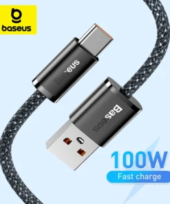 Baseus USB Type C Cable For Huawei Honor Xiaomi Samsung Super Charge 66W/100W Fast Charging USB C Charger Data Cable Wire Cord 1