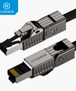 Hagibis Cat8 Ethernet Cable Super Speed RJ45 Network Cable 40Gbps Patch Cord S/FTP Cat 8 lan with Alloy Connector for Router PC 2