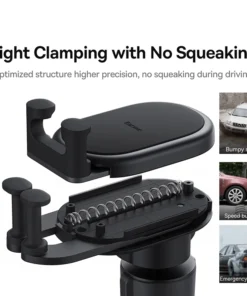 Baseus Car Phone Holder Gravity Auto Restorable in Car Air Vent Silicone Stand For iPhone Xiaomi Samsung Car Mobile Support 2