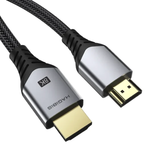 Hagibis HDMI-compatible 2.1 Cable 8K/60Hz 4K/120Hz 48Gbps High Speed Digital Cables 144Hz for HDTVs PS4 Switch XBox Projectors 2