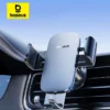 Baseus Metal Car Phone Holder for Car Air Vent Mount Phone Holder Stand for iPhone Samsung Metal Gravity Mobile Phone Holder 1