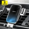 Baseus Metal Car Phone Holder RGB Light Effect for Air Vent CD Slot Mount Holder Stand Car Cell Mobile Phone Holder Cradle 1