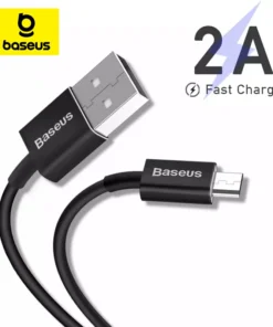 Baseus Micro USB Cable 2A Fast Charging Data Cable USB to Micro 2A for Xiaomi Note 10 Samsung USB Charger Mobile Phone Cable 1