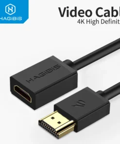 Hagibis HDMI-compatible Extension Cable 4K HDMI-compatible 2.0 male to female extender for Computer/HDTV/Laptop/Projector/PS3/4 1