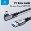 Hagibis Link Cable for Oculus Quest 2/Quest 1/Pico High Speed Data Transfer Charging Cord for Gaming PC VR Headset Accessories 1