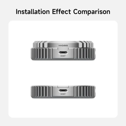 Hagibis Heatsink Heat Dissipation Fins Cover With Magsafe Only Accessories for MC100 Magnetic M.2 2230 NVMe SSD Enclosure 4