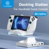 Hagibis ROG Ally/Steam Deck/Switch/OLED Dock 6 in 1 Universal Docking Station With 4K HDMI 2.5G RJ45 100W PD RGB Light USB C Hub 1
