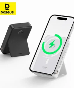 Baseus 20W Magpro Magnetic Bracket Wireless Fast-charging Power Bank 5000mah Phone Stand Powerbank For iPhone 15/14/13 Pro Max 1