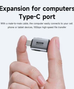 Hagibis USB to Type C OTG Adapter 10Gbps High-Speed Data Transfer USB C Male to A Female  For Macbook Pro iPhone 15 iPad Tablet 6