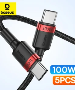 Baseus USB C to USB Type C Cable For iPhone 15 Pro Max MacBook Pro 100W Quick Charge 4.0 Fast Charging for Samsung Xiaomi mi 10 1