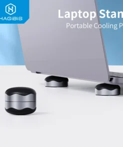 Hagibis Laptop Stand Magnetic Portable Cooling Pad For MacBook Laptop Cool Ball Heat Dissipation Skidproof Pad Cooler Stand 1