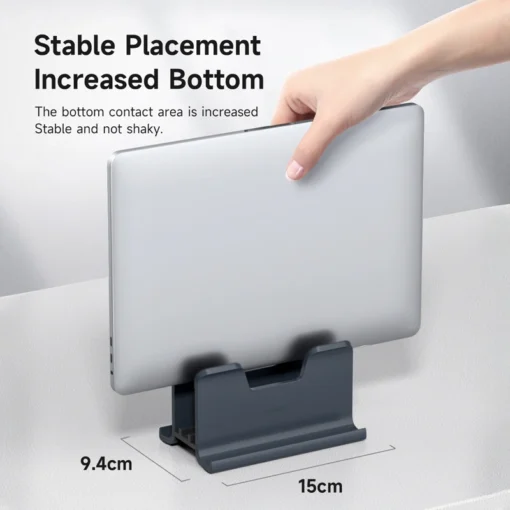 Hagibis Vertical Laptop Stand Adjustable Holder Desktop Gravity Foldable Notebook Support For MacBook Pro/Air/Microsoft Surface 3