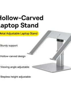 Baseus Laptop Stand Adjustable Non-slip Desktop Laptop Holder Aluminum Alloy Notebook Stand  For Laptop Macbook Tablet 6