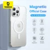 Baseus Magnetic Case for iPhone 15 14 13 12 11 Pro Max Wireless Charging Cover For iPhone 15 13 12 Pro Max PC Magnet Phone Case 1