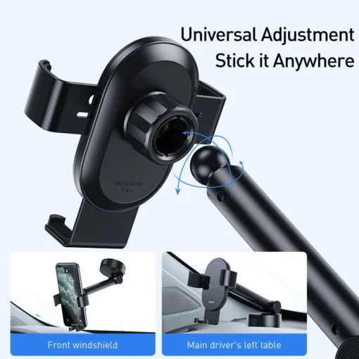 Baseus Car Phone Holder Air Vent Windshield Mount for Mobile Phone Holder Stand for iPhone Cell Phone Support Samsung Xiaomi 3