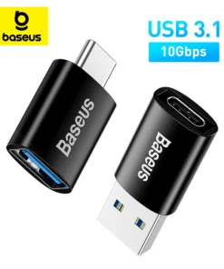 Baseus USB 3.1 Adapter OTG Type C to USB Adapter Female Converter For Macbook pro Air Samsung S20 S10 USB OTG Connector 1